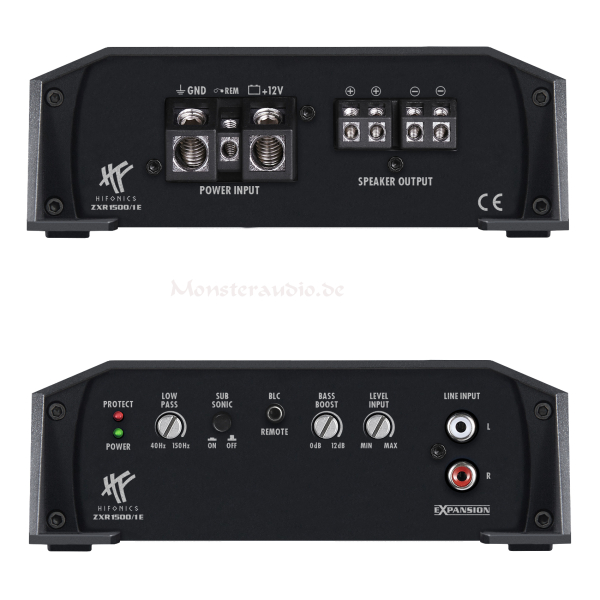 Hifonics Zeus ZXR1500/1E 1-Kanal Verstärker Auto Endstufe ZXR-1500/1E