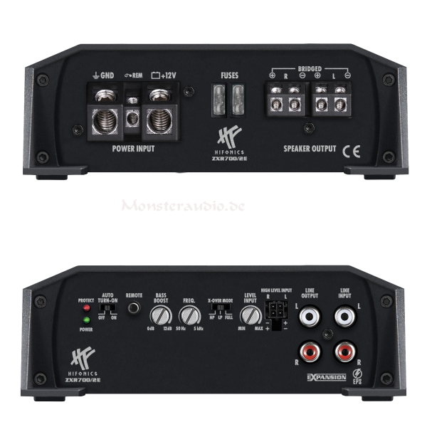 Hifonics Zeus ZXR700/2E 2-Kanal Verstärker Auto Endstufe ZXR-700/2E