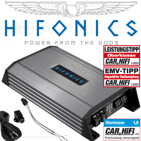 Hifonics Zeus ZXR900/2E 2-Kanal Verstärker Auto Endstufe ZXR-900/2E